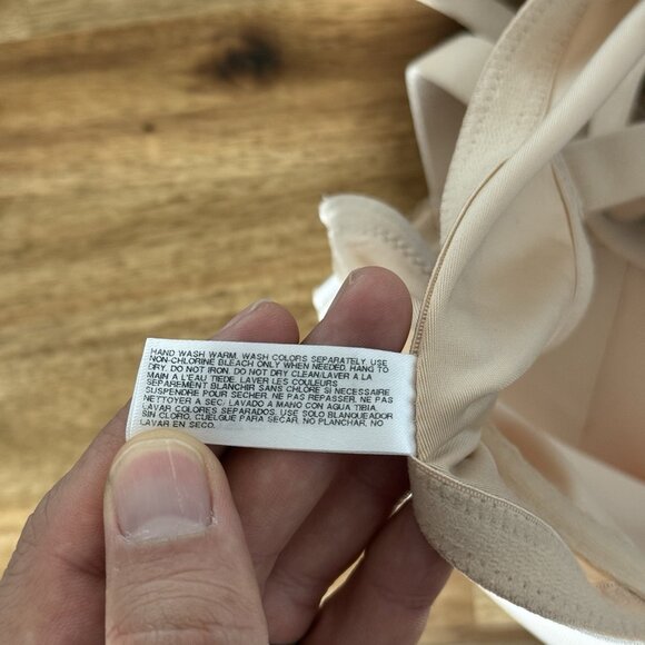 Wacoal Basic Beauty Front Close Plunge Bra Sand Size 40DDD Beige Style 853292 - Picture 7 of 10